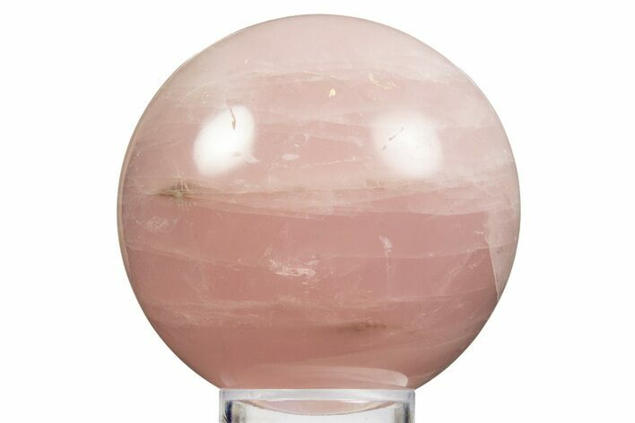 Polished Rose Quartz Sphere - Madagascar #323575